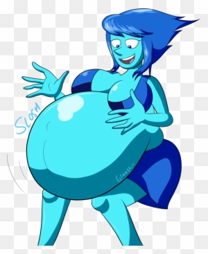 Sexy Female Belly Inflation
