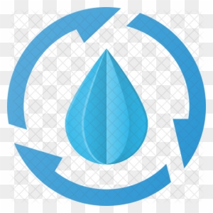 Water Recycle Icon - Renewable Energy Icon Png