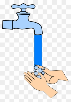 Clean Water Comes From - Cartoon Hand Washing Gif