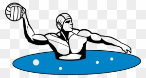 Water Polo Clip Art - Water Polo Player Graphic