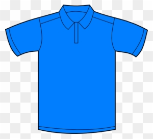 Polo Shirt Illustration Clipart - Blue Polo Shirt Cartoon - Free ...