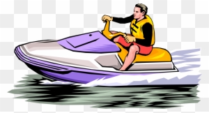 Vector Illustration Of Personal Watercraft Personal - Water Sport Vector Png