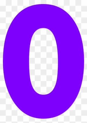 Purple Number 0 Related Keywords Suggestions Long Clipart - Number 0 Clipart Png
