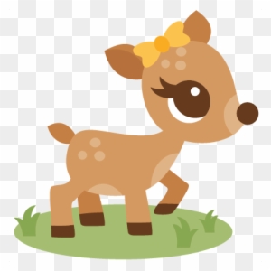 Download Girl Deer Svg Scrapbook Cut File Cute Clipart Files Baby Deer Clip Art Free Transparent Png Clipart Images Download