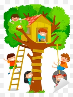 Kids Treehouse Clipart