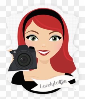Custom Illustrations Woman Photography - Girl Photographer Clipart Png