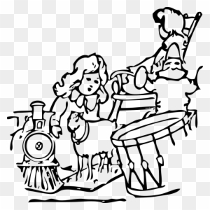 Toys Clipart Black And White, Transparent PNG Clipart Images Free