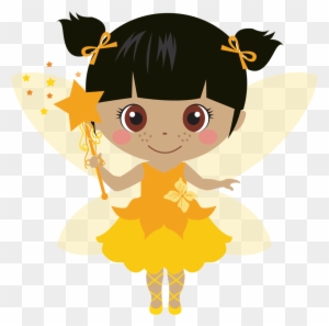 Fairy Clipart Yellow - Girl Fairy Clip Art