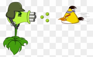 Plant Vs Bird 3 By Antixi On Clipart Library - Plants Vs Zombies 2 Angry Birds 2