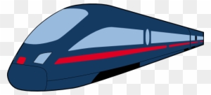 Train Dark Blue Clip Art - Aerospace Manufacturer