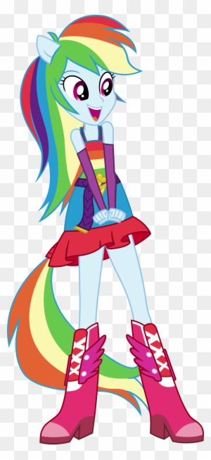 Rainbow Dash Dance Vector Update V2 By Icantunloveyou - Equestria Girls Rainbow Dash