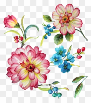 Yüksek Çözünürlüklü Dekupaj Resimleri,sanatsal Dekupaj - Flowers Painting Patterns