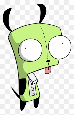 Gir From Nickelodeon Show, "invader Zim - Invader Zim Easy Drawing
