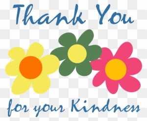 Thank You Flowers Clip Art Download - Thank You For Your Generosity