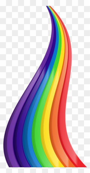 Colors Of The Rainbowrainbow - Rainbow Wave Line Png