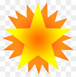 Star Clipart - Smiling Sun Transparent Background