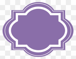 Tag Shape Clipart - Purple Shape Clipart
