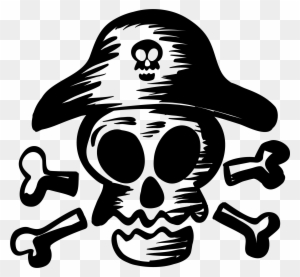 Skull Pirate Png - Treasure Map Symbols