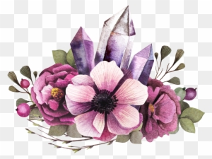 Watercolor Floral Clipart Watercolor Flowers Floral - Cluster Flowers ...