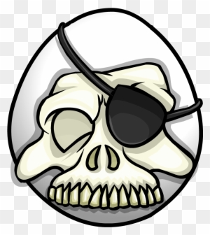 Skull Mask - Club Penguin Pirate Mask