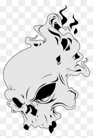Harley Davidson Outline With Skull - Harley-davidson Motor Company ...