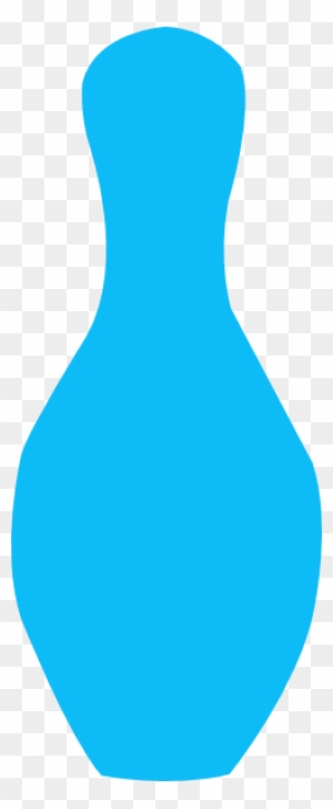 Aqua Bowling Pin Clip Art At Clker - User Logo Blue Png