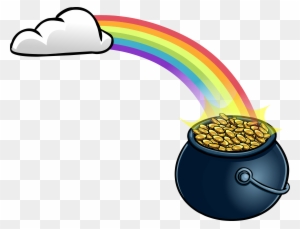 Download Rainbow Clipart Gold Rainbow In A Pot Of Gold Free Transparent Png Clipart Images Download