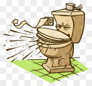 #6 A Toilet Flush Is Like A Sneeze That Sends Aerosolized - Dirty Toilet Clipart Png