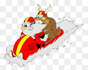Funny Santa Christmas Image Reindeer Free Public Domain - Christmas Day