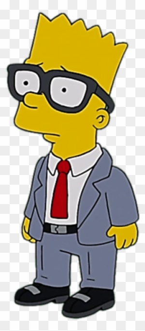 Bart Simpson With Glasses