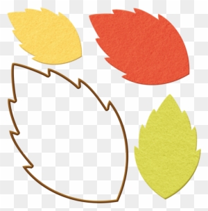 Marisa Lerin Fall Leaves 2 Asset Green Red - Fall Leaves Cut Out