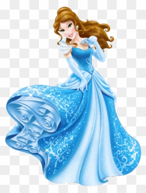 Blue Dress Clipart Belle - Cinderella High Resolution