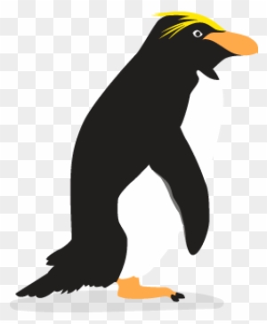 Rockhopper Penguin Clipart Macaroni Penguin - Macaroni Penguin Clip Art