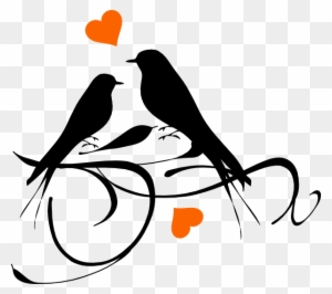 Download How To Set Use Birds On A Branch Hearts Svg Vector Love Bird Silhouette Png Free Transparent Png Clipart Images Download