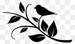 Birds Branch Cliparts 16, Buy Clip Art - Stencils Of Birds On A Branch