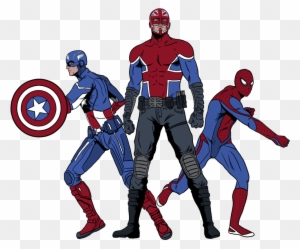 Captains And Spider Man T Shirt Design By Dubiousaj - Spiderman Deviantart Design