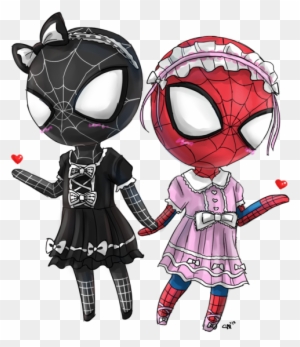 photo Chibi Base Best Friends spider girls quick chibi by