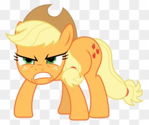 Angry Applejack - My Little Pony Applejack Angry