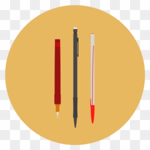 Pencil Icon Flat Design Icon Stock Illustration - New York Times App Icon