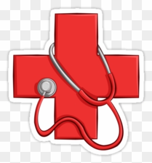 Medic Symbol Medic Sticker By Anmgoug On Redbubble - Medicine