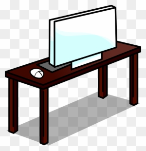 Computer Desk Sprite 006 - Escritorio Para Computadora Png