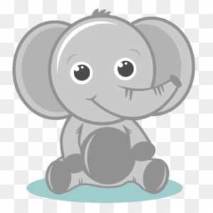 Cute Baby Zoo Animals Clipart Clipartxtras - Cute Baby Elephant Png
