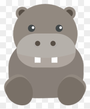 Friends From The Farm, Jungle, And Ocean Messages Sticker-3 - Hippo Icon Png