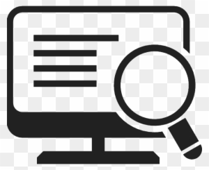 License Discovery - Computer Magnifying Glass Icon