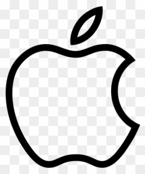 Social Apple Outline Icon - Apple Logo Outline Png