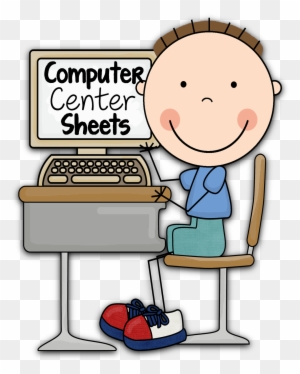 Incorporate Technology Into Math Workshop Easily - Computer In A School Clip Art