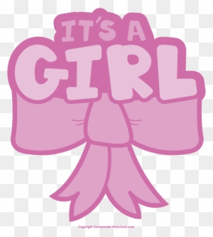 Its A Girl Baby Shower Clip Art Download - Its A Girl Bow Its A Girl Baby Shower Clip Art Download - Its A Girl Bow