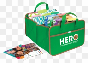 Troops That Sell $2500 Will Earn 2 Cookie Hero Trunk - 2018 Girl Scout Cookie Patches