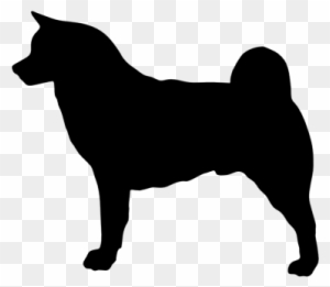 Boxer Dog Silhouette Pattern