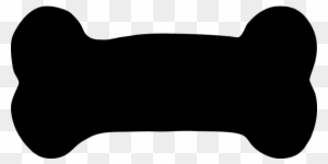 Dog Bone Silhouette Free Download Clip Art Free Clip - Black Dog Bone Clipart